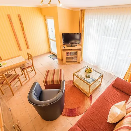 F-1046 Haus Mozart Fewo 01 Balkon, Gartennutzung